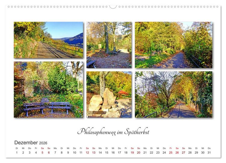 Produktbild: Heidelberg Fotocollagen (Wandkalender 2026 DIN A2 quer), CALVENDO Monatskalender