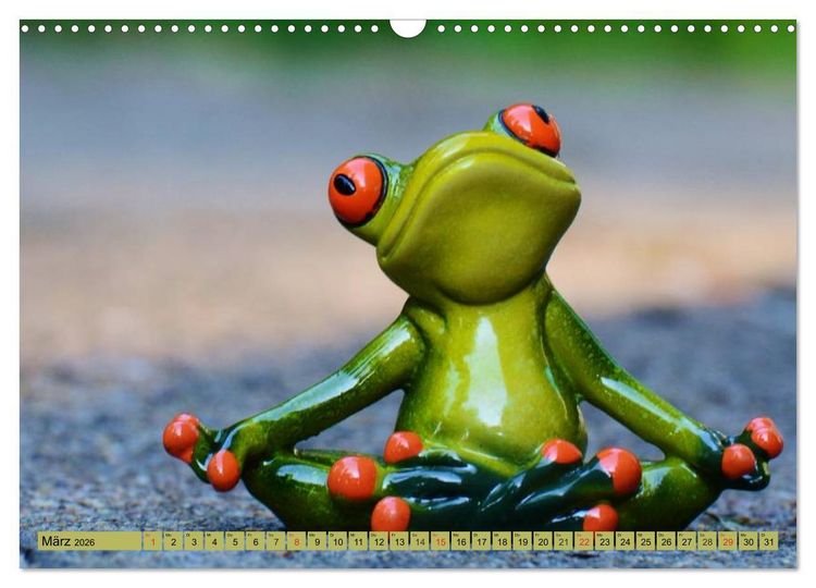 Produktbild: Froschsommer. Liebe, Sonne und Urlaub (Wandkalender 2026 DIN A3 quer), CALVENDO Monatskalender