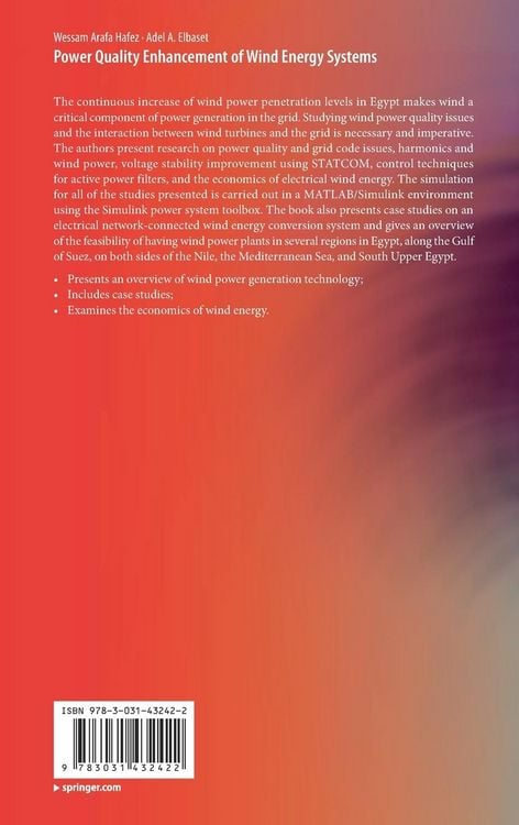 Produktbild: Power Quality Enhancement of Wind Energy Systems