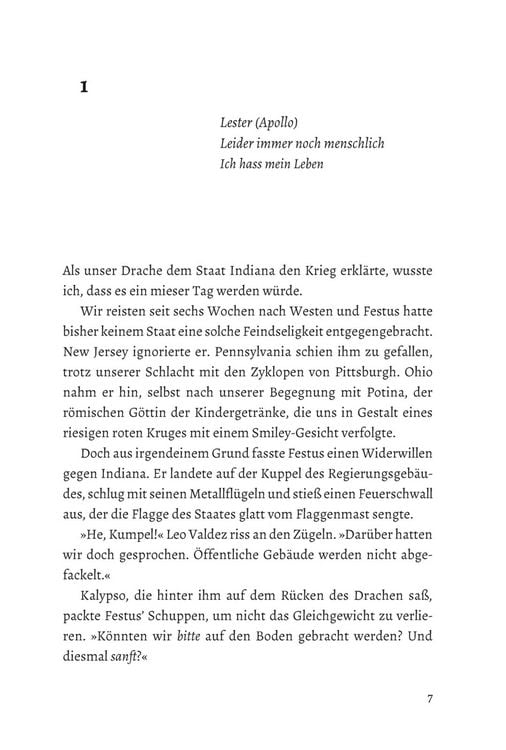 Produktbild: Die Abenteuer des Apollo 2: Die dunkle Prophezeiung