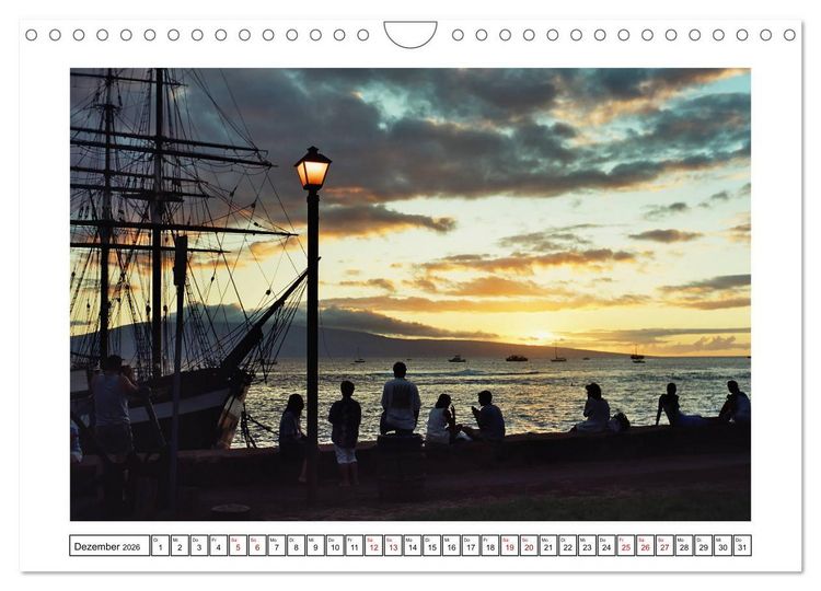 Produktbild: Hawaii - Sehnsuchtsinseln Oahu und Maui (Wandkalender 2026 DIN A4 quer), CALVENDO Monatskalender