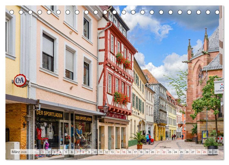 Produktbild: Neustadt an der Weinstra&szlig;e Impressionen (Tischkalender 2026 DIN A5 quer), CALVENDO Monatskalender