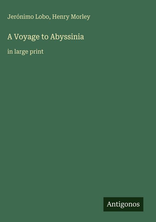 Produktbild: A Voyage to Abyssinia