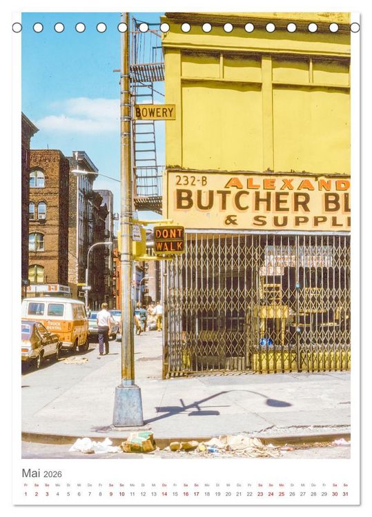 Produktbild: New York 1975 (Tischkalender 2026 DIN A5 hoch), CALVENDO Monatskalender