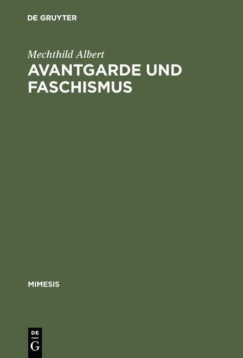 Produktbild: Avantgarde und Faschismus