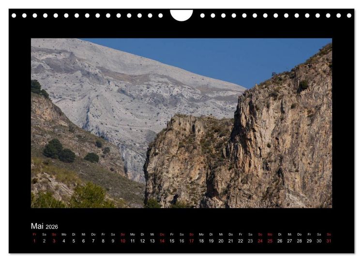 Produktbild: Landschaften Andalusiens (Wandkalender 2026 DIN A4 quer), CALVENDO Monatskalender
