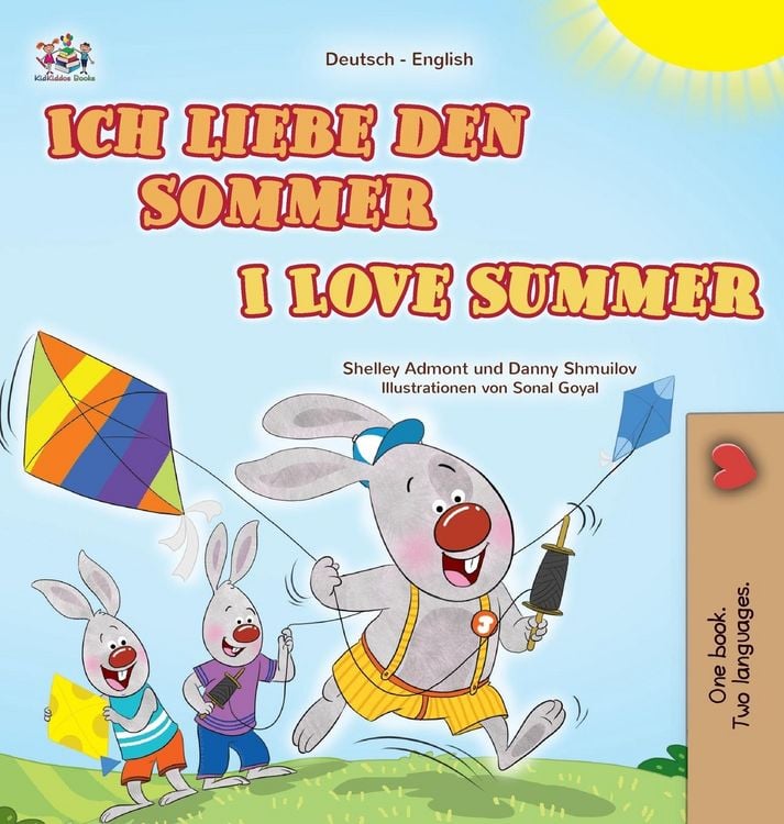 Produktbild: I Love Summer (German English Bilingual Children's Book)