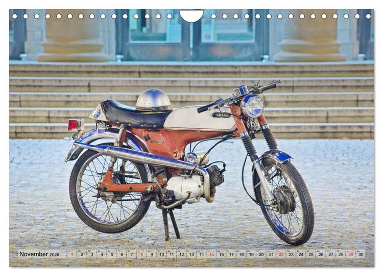 Produktbild: Oldtimer Mopeds - fotografiert von Michael Allmaier (Wandkalender 2026 DIN A4 quer), CALVENDO Monatskalender