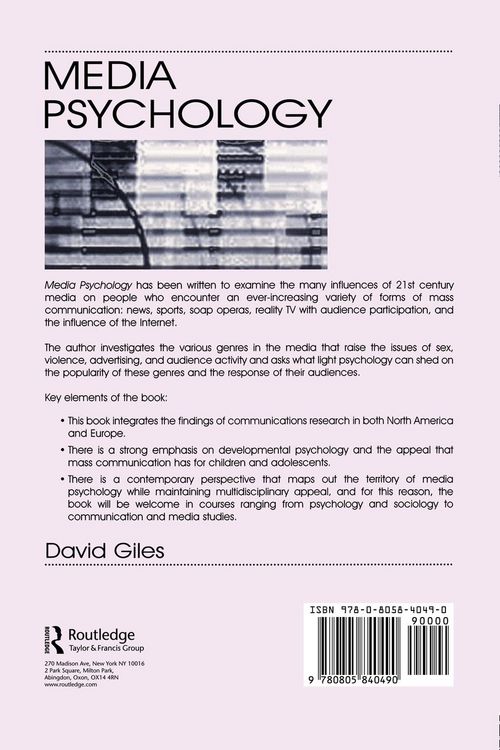 Produktbild: Media Psychology