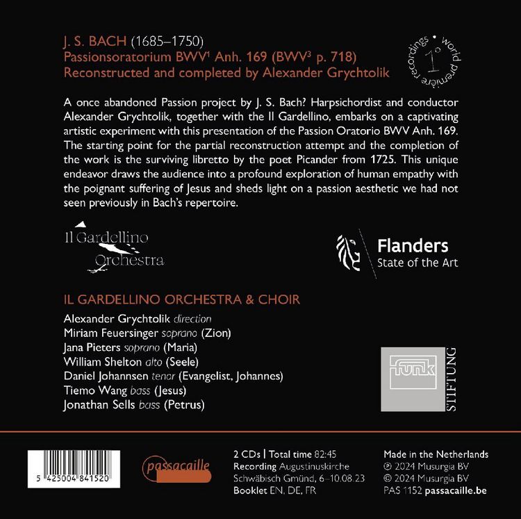 Produktbild: Passionsoratorium