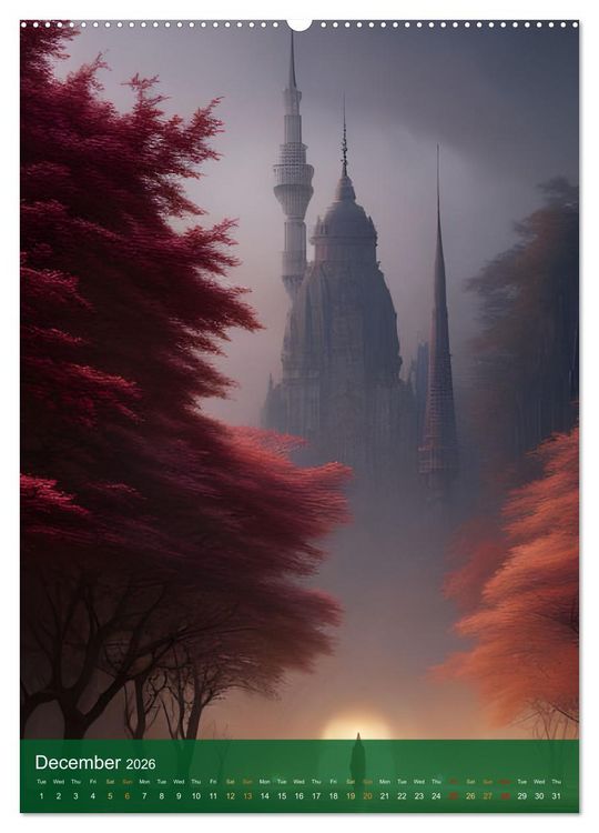 Produktbild: Epic Wanderings (Wall Calendar 2026 DIN A2 portrait), CALVENDO 12 Month Wall Calendar