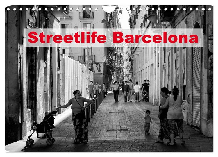 Produktbild: Streetlife Barcelona (Wandkalender 2026 DIN A4 quer), CALVENDO Monatskalender