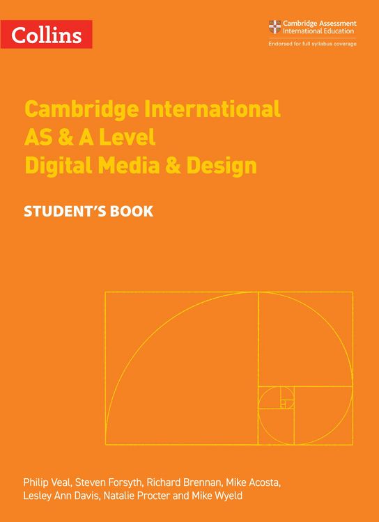 Produktbild: Cambridge International AS & A Level Digital Media and Design Student's Book