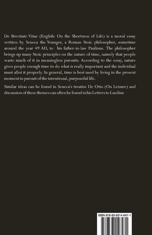 Produktbild: ON THE SHORTNESS OF LIFE