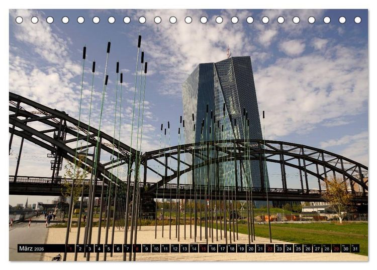 Produktbild: Frankfurt am Main (Tischkalender 2026 DIN A5 quer), CALVENDO Monatskalender