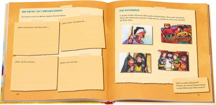 Produktbild: Die Kinder-Mitmachbibel. Bibelgeschichten erz&auml;hlen und gestalten. Lesen, basteln