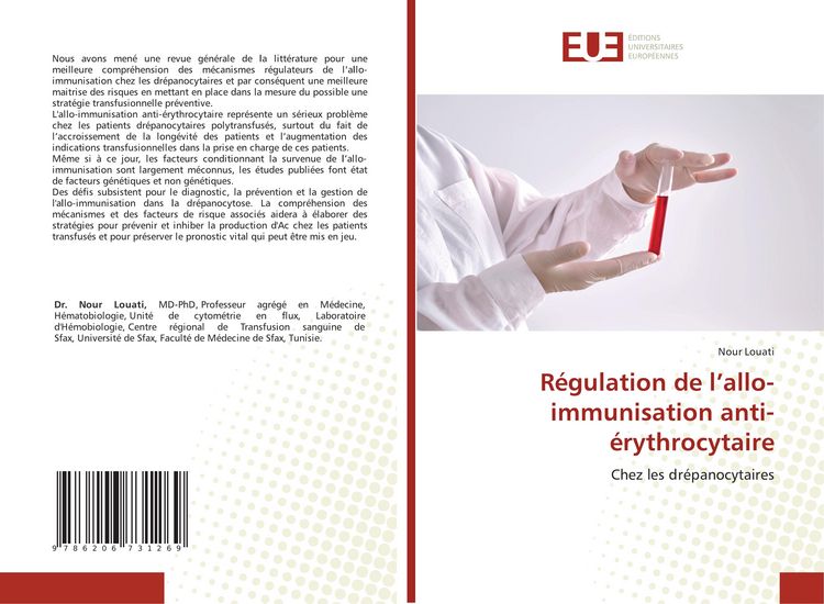 Produktbild: R&eacute;gulation de l'allo-immunisation anti-&eacute;rythrocytaire