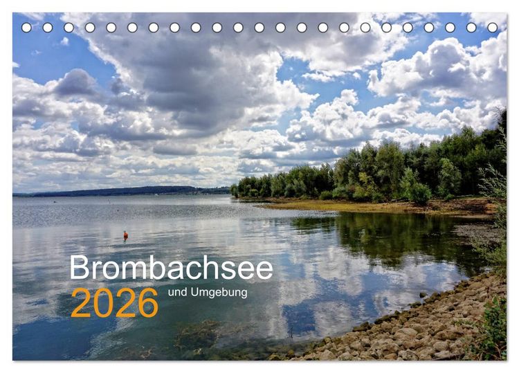 Produktbild: Brombachsee und Umgebung (Tischkalender 2026 DIN A5 quer), CALVENDO Monatskalender