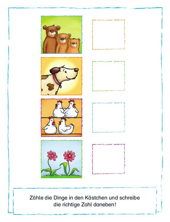 Mein Kindergartenblock - Zuordnen und verbinden