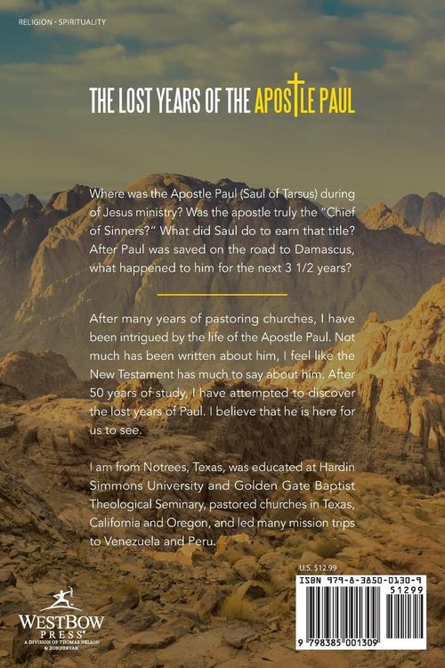 Produktbild: The Lost Years of the Apostle Paul