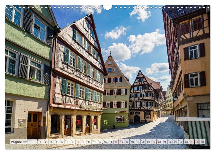 Produktbild: T&uuml;bingen Stadtansichten (Wandkalender 2026 DIN A3 quer), CALVENDO Monatskalender
