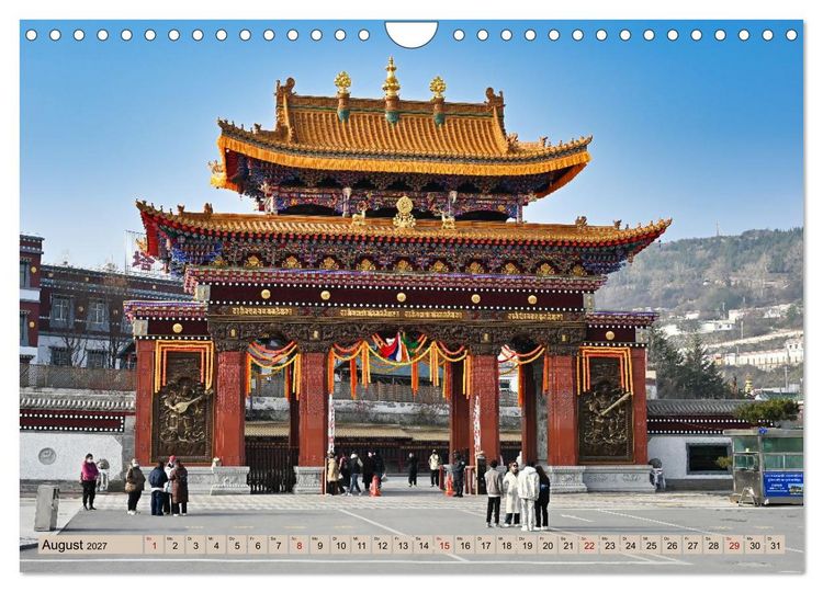 Produktbild: Erlebnis China (Wandkalender 2027 DIN A4 quer), CALVENDO Monatskalender