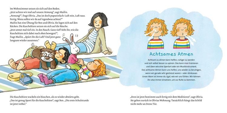 Produktbild: LESEMAUS 182: Unsere K&ouml;rper &ndash; Atmen, Sp&uuml;ren, Achtsamsein