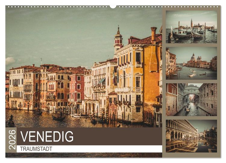 Produktbild: Traumstadt Venedig (Wandkalender 2026 DIN A2 quer), CALVENDO Monatskalender