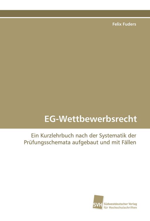 Produktbild: EG-Wettbewerbsrecht