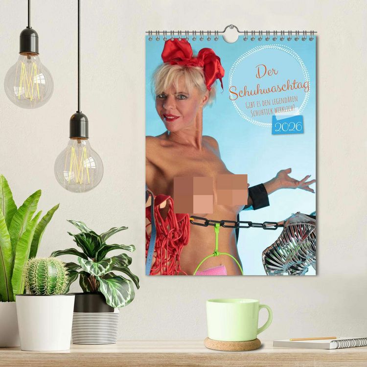Produktbild: Der Schuhwaschtag (Wandkalender 2026 DIN A4 hoch), CALVENDO Monatskalender