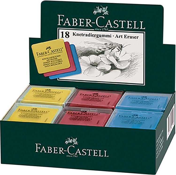 Produktbild: Knetgummi ART ERASER gelb rot blau
