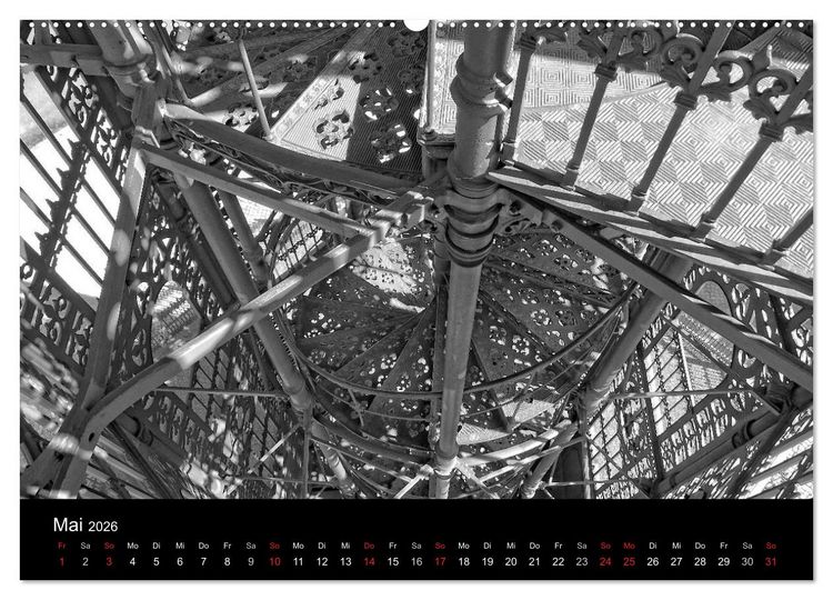 Produktbild: Der Gusseiserne Turm zu L&ouml;bau (hochwertiger Premium Wandkalender 2026 DIN A2 quer), Kunstdruck in Hochglanz