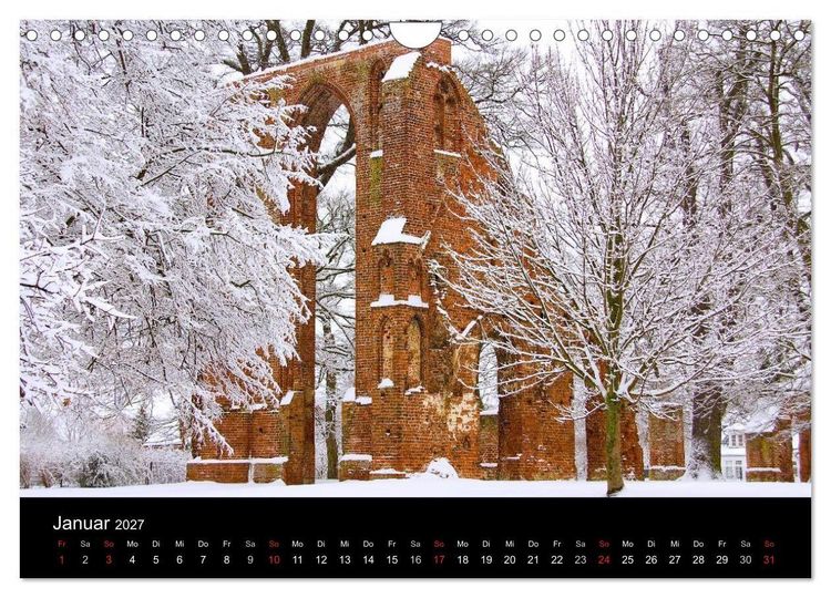 Produktbild: Univerit&auml;ts- und Hansestadt Greifswald (Wandkalender 2027 DIN A4 quer), CALVENDO Monatskalender