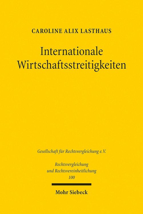 Produktbild: Internationale Wirtschaftsstreitigkeiten