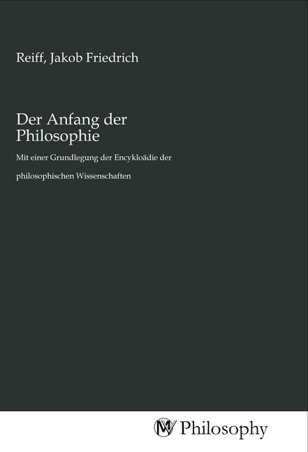 Produktbild: Der Anfang der Philosophie