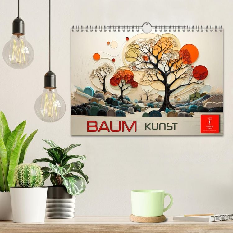 Produktbild: Baum Kunst (Wandkalender 2026 DIN A4 quer), CALVENDO Monatskalender