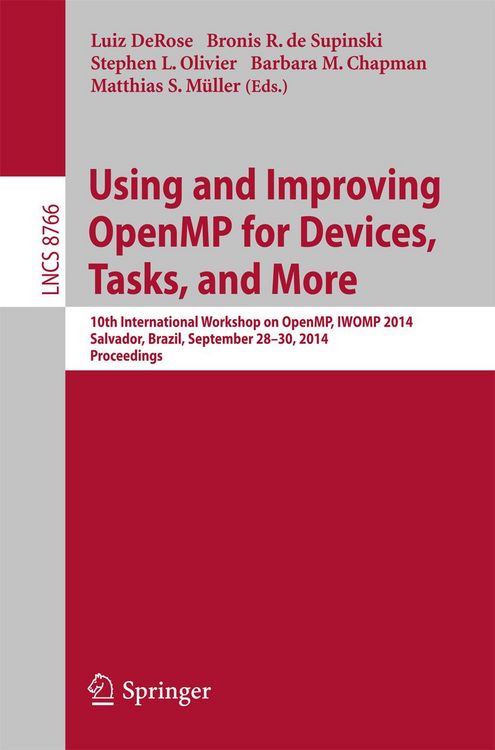 Produktbild: Using and Improving OpenMP for Devices, Tasks, and More