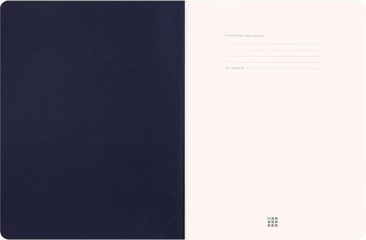 Produktbild: Moleskine Sakura Cahier, XL, weicher Einband, gemischt (liniert, blanko, punktiert)