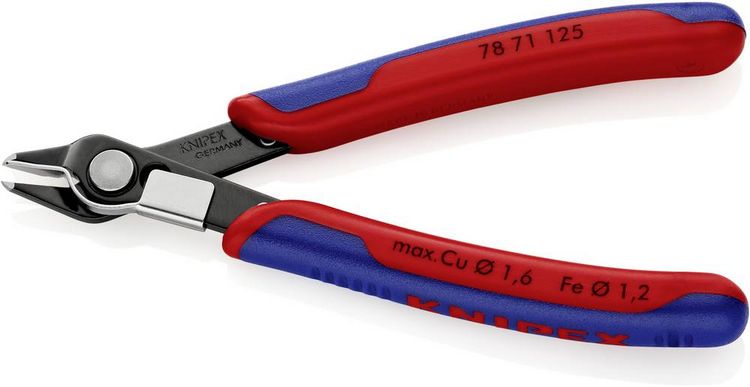 Produktbild: Knipex Super-Knips 78 71 125 Elektronik- u. Feinmechanik Printzange ohne Facette 125mm