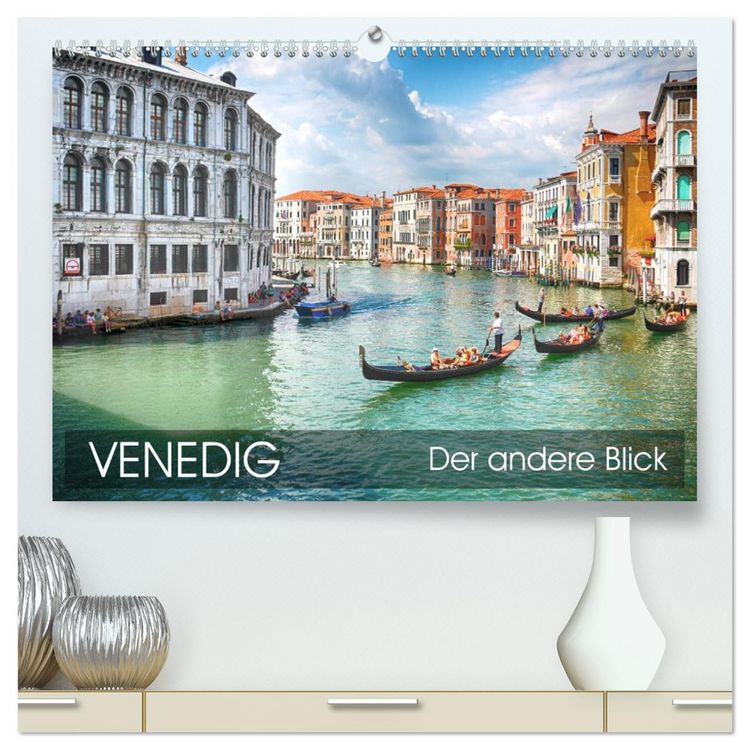 Produktbild: Venedig - Der andere Blick (hochwertiger Premium Wandkalender 2026 DIN A2 quer), Kunstdruck in Hochglanz