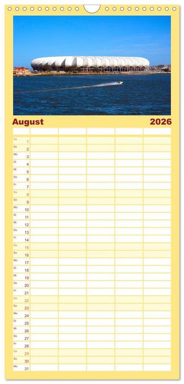 Produktbild: Familienplaner 2026 - Port Elizabeth - S&uuml;dafrika - Impressionen einer Stadt in Bildern mit 5 Spalten (Wandkalender, 21 x 45 cm) CALVENDO