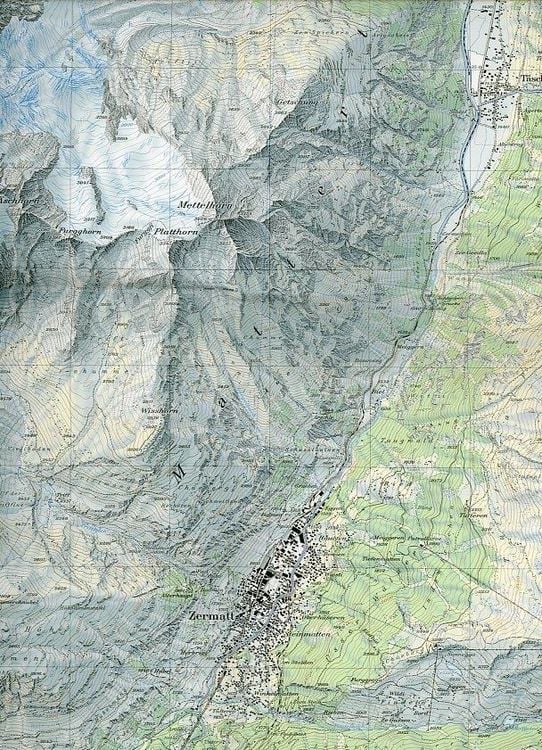 Produktbild: Swisstopo 1 : 25 000 Zermatt Gornergrat