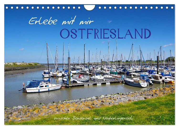 Produktbild: Erlebe mit mir Ostfriesland (Wandkalender 2026 DIN A4 quer), CALVENDO Monatskalender