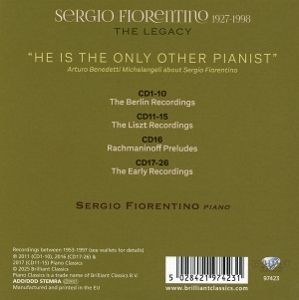 Produktbild: Sergio Fiorentino:The Legacy(26CD)