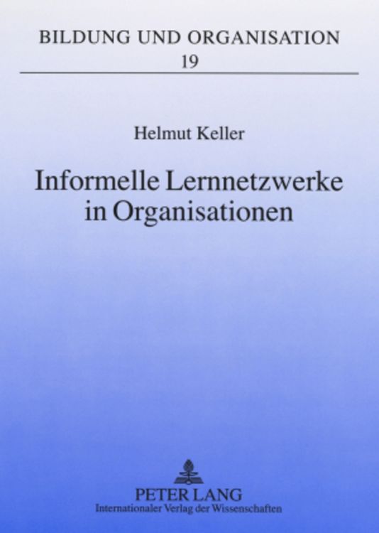 Produktbild: Informelle Lernnetzwerke in Organisationen