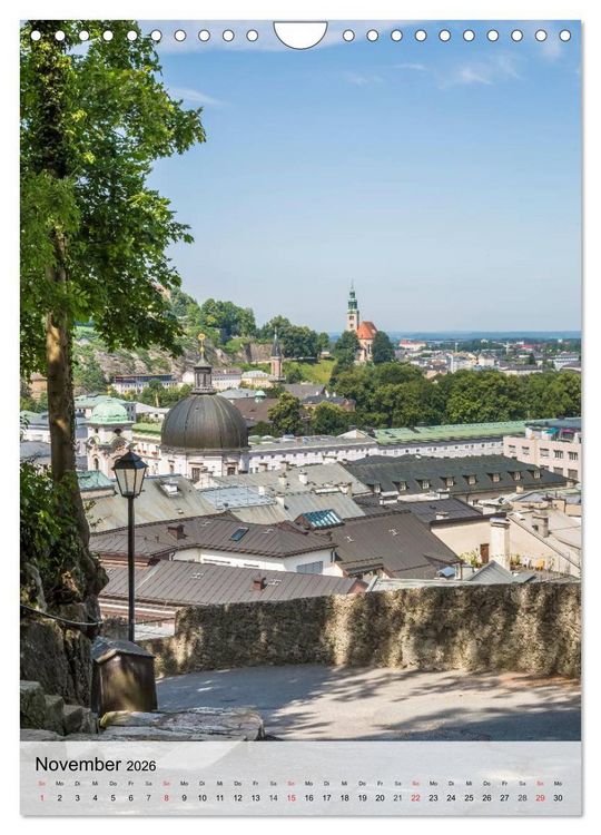 Produktbild: SALZBURG Grandiose Ausblicke (Wandkalender 2026 DIN A4 hoch), CALVENDO Monatskalender