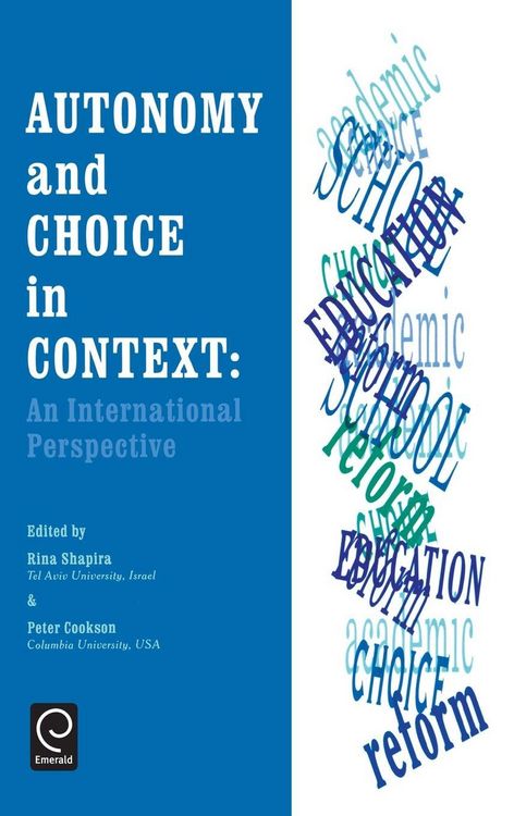 Produktbild: Autonomy and Choice in Context
