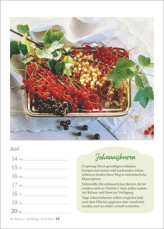 Produktbild: Der kleine K&uuml;chenkalender Wochenkalender 2027 - Wochenkalender mit praktischen Tipps