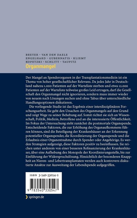 Produktbild: Organmangel