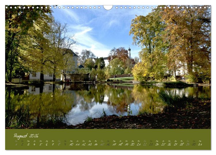 Produktbild: Spaziergang um das Kloster St. Ottilien (Wandkalender 2026 DIN A3 quer), CALVENDO Monatskalender